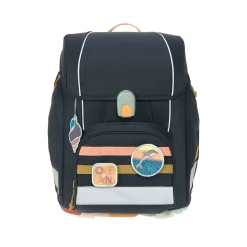 Schulranzen Set 7-teilig Boxy - Unique Ocean, Navy Blau
