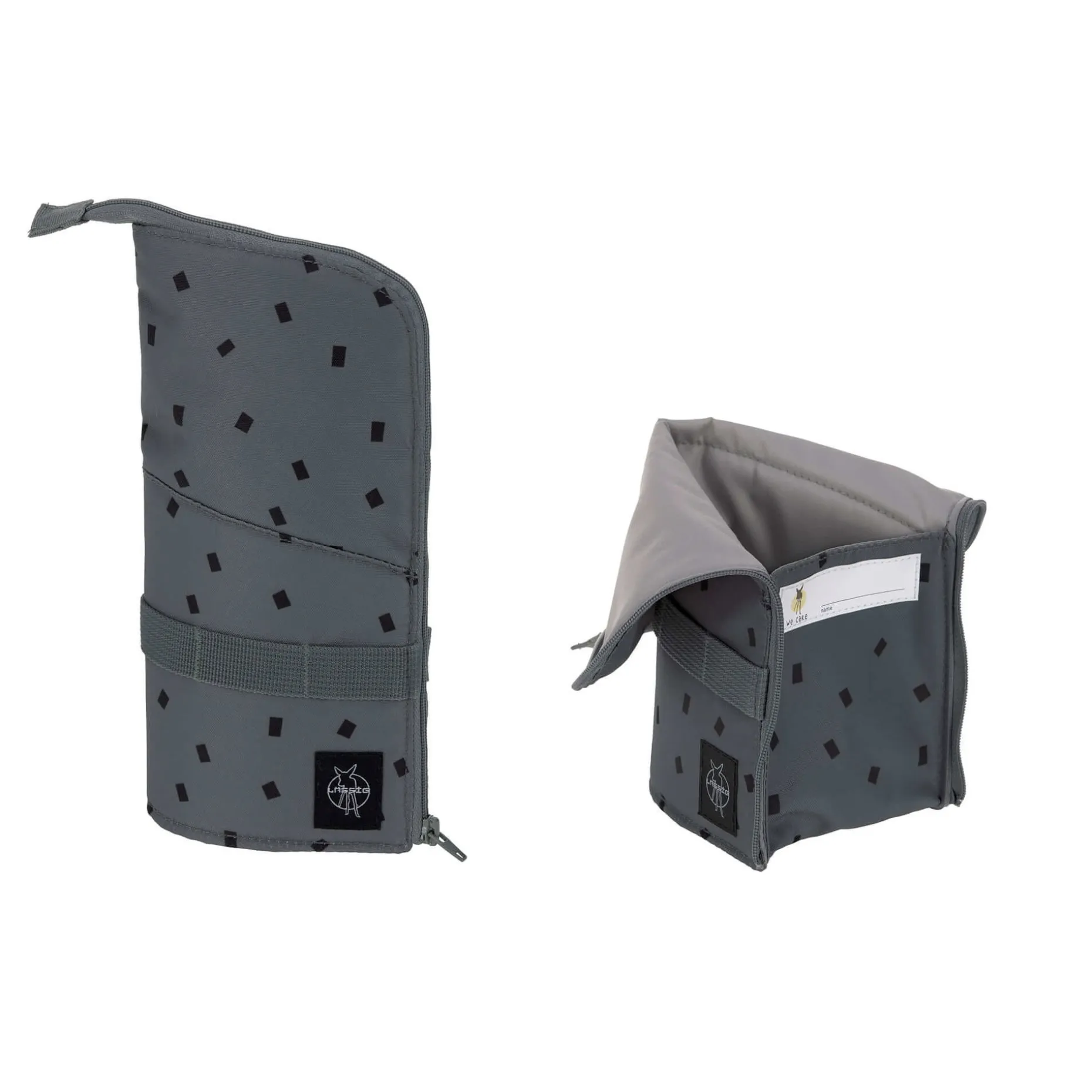 Schulranzen Set 7-teilig Boxy - Unique, Speckles Anthracite
