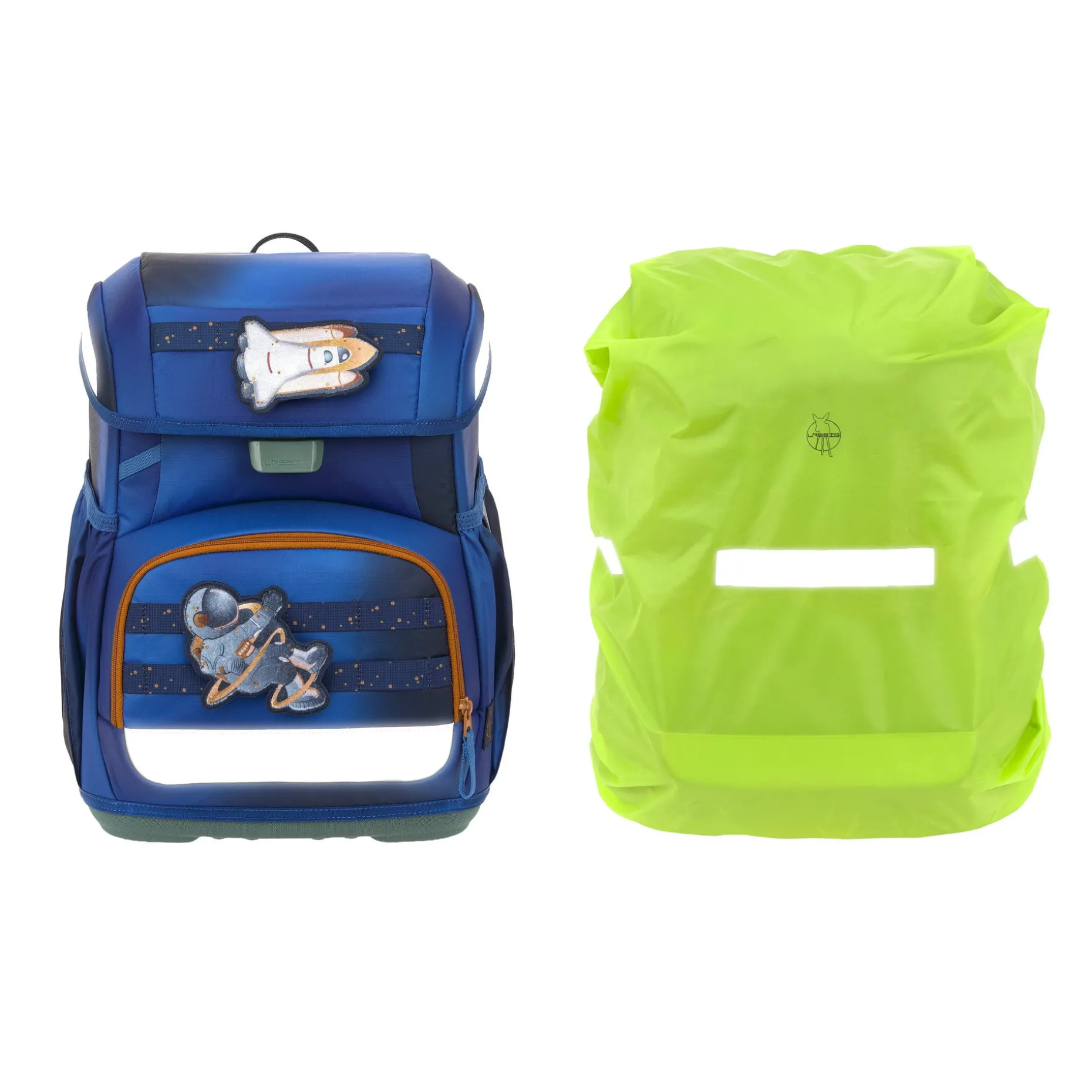 Schulranzen Set 6-teilig Light - Unique, Space Blau