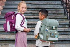Schulranzen Set 7-teilig Slim - Unique, Lila