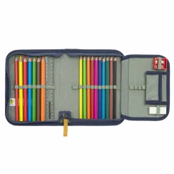 Schulranzen Set 7-teilig Slim - Unique, Navy Blau