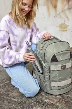 Schulrucksack - BOLD Origin Curve, Grün