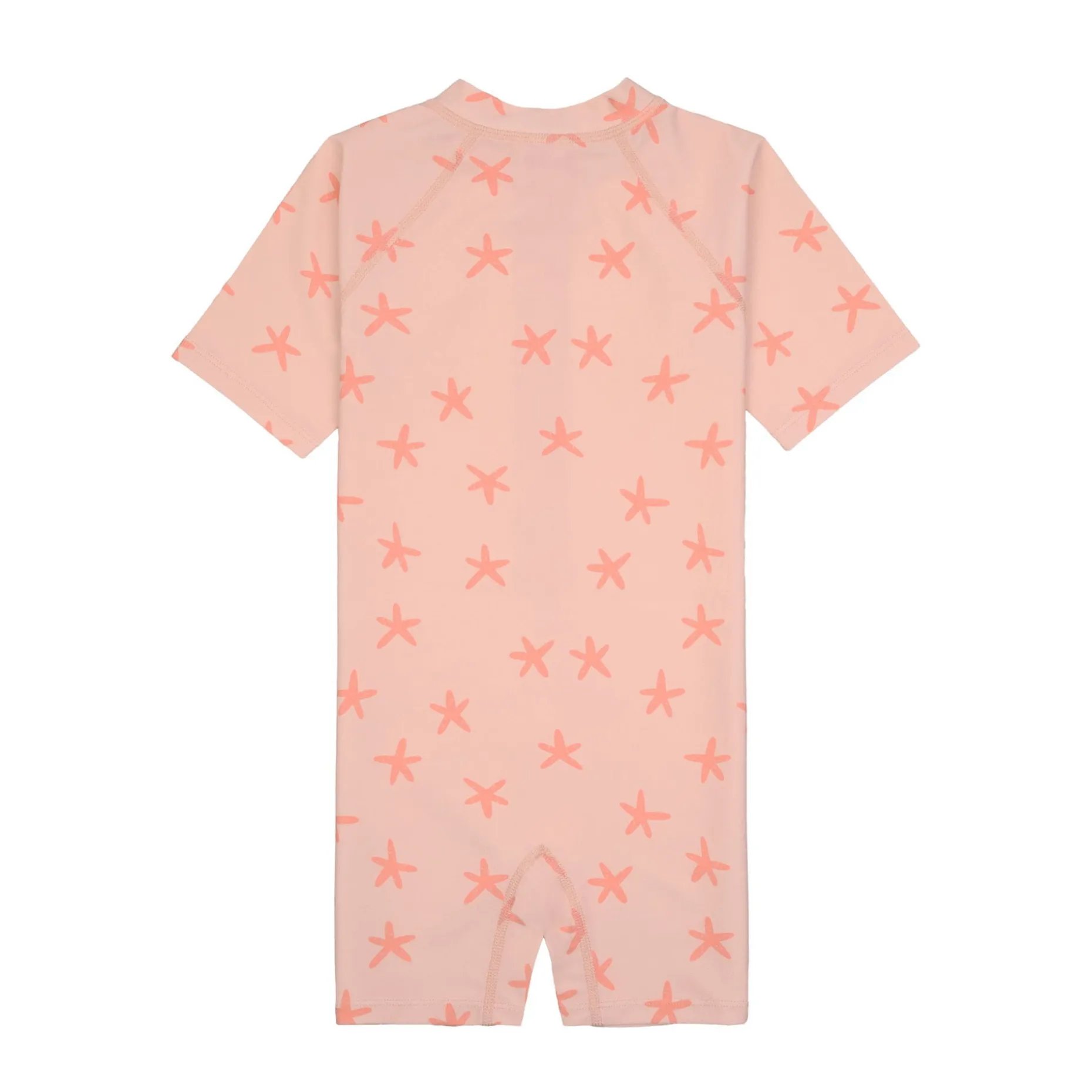 Schwimmanzug Kinder Kurzarm (UV Schutz) - Seestern, Rosa