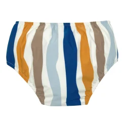Schwimmwindel Baby - Wellen, Blau Weiß