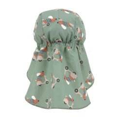 Sonnenhut Baby (UV Schutz & Nackenschutz) - Hund, Grün