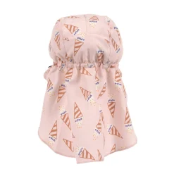 Sonnenhut Baby (UV Schutz & Nackenschutz) - Eis, Rosa