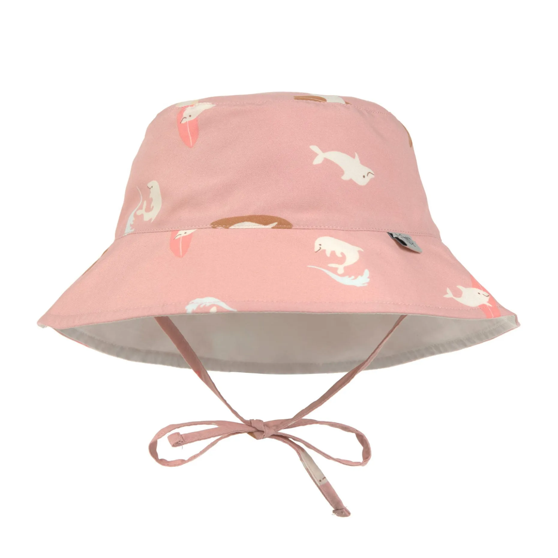 Sonnenhut Kinder (UV Schutz) - Delfin, Rosa