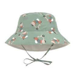 Sonnenhut Kinder (UV Schutz) - Hund, Grün