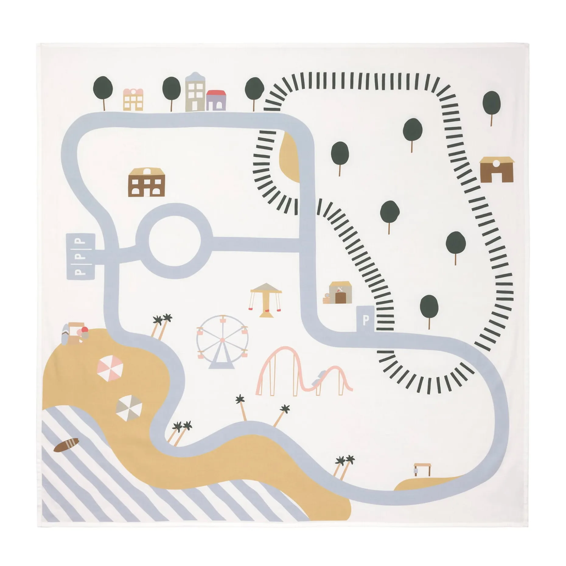 Spieltuch - Bio Baumwolle, Happy Fruits