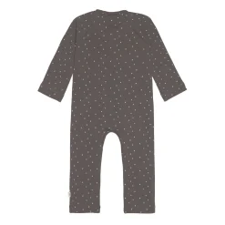 Strampler, Baby Overall - Bio Baumwolle, Spots Anthrazit