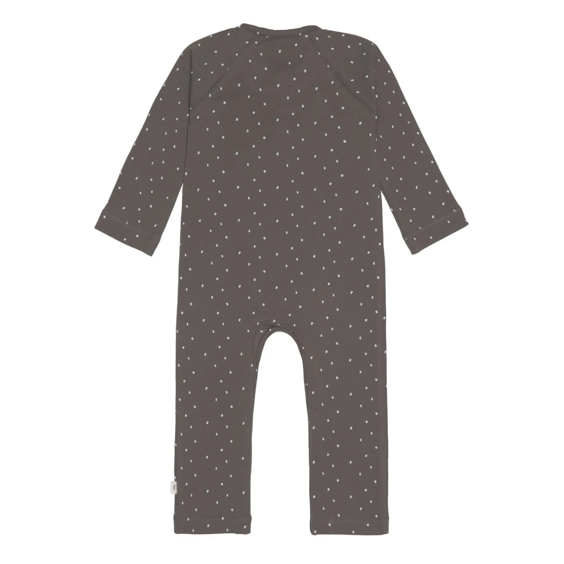 Strampler, Baby Overall - Bio Baumwolle, Spots Anthrazit