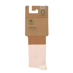 Strumpfhose Kinder, Block Streifen Rosa Karamell
