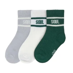 Tennissocken Kinder 3er-Set - Little Gang, Blau