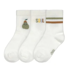 Tennissocken Kinder 3er-Set - Little Gang, Birne