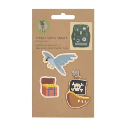 Textil-Sticker (3 Stk) - Stick on, Pirat