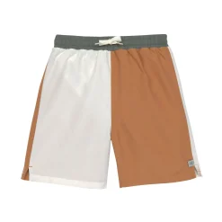 UV Badehose Kinder, Braun Weiß