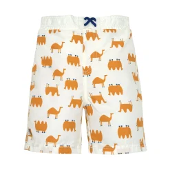 UV Badehose Kinder (mit Windel) - Kamel, Weiß