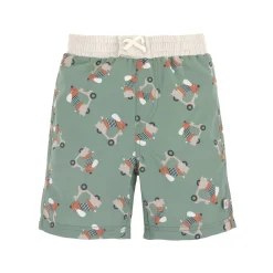 UV Badehose Kinder (mit Windel) - Hund, Grün