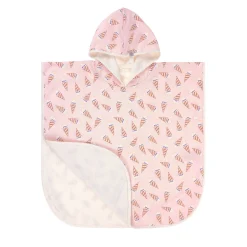 UV Badeponcho Kinder - Eis, Rosa