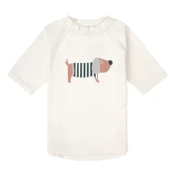 UV Shirt Kinder Kurzarm - Hund, Weiß