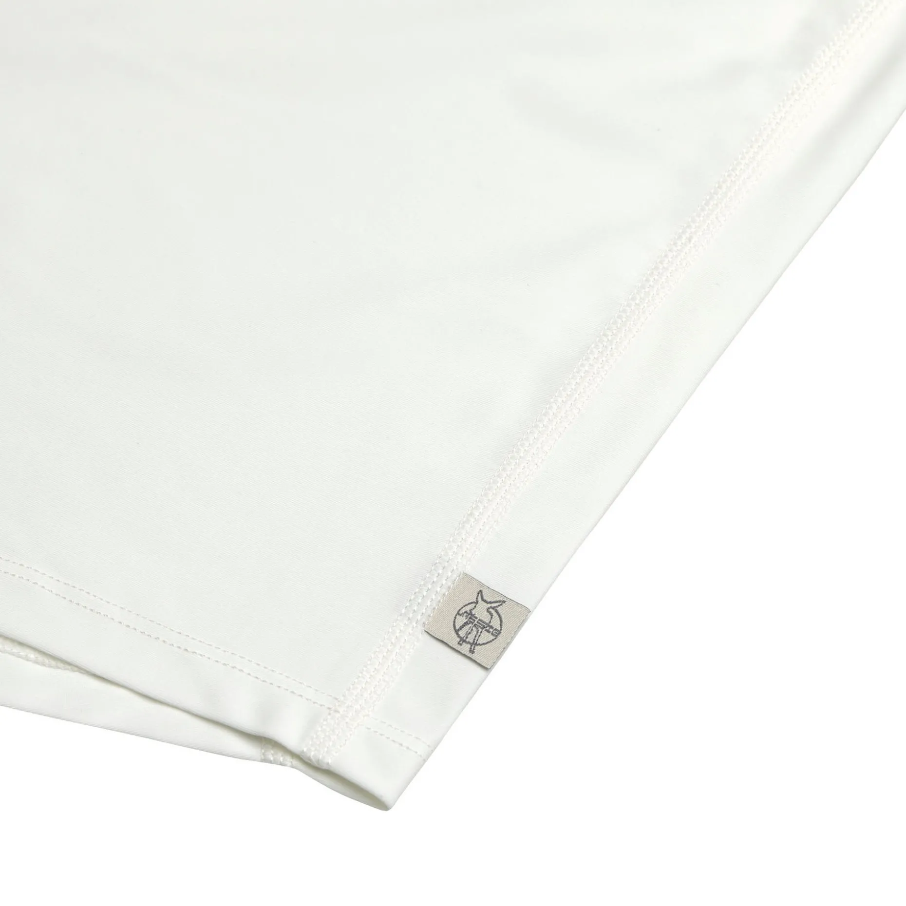 UV Shirt Kinder Kurzarm - Kamel, Weiß