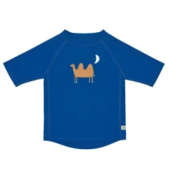 UV Shirt Kinder Kurzarm - Kamel, Blau