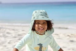 UV Shirt Kinder Kurzarm - Krokodil, Mint