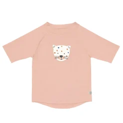 UV Shirt Kinder Kurzarm - Leopard, Rosa