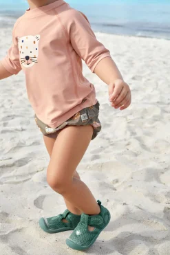 UV Shirt Kinder Kurzarm - Leopard, Rosa