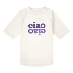 UV Shirt Kinder Kurzarm, Purple Weiß
