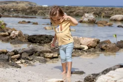 UV Shirt Kinder Kurzarm - Surfbrett, Gelb