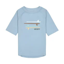 UV Shirt Kinder Kurzarm - Surfbrett, Hellblau