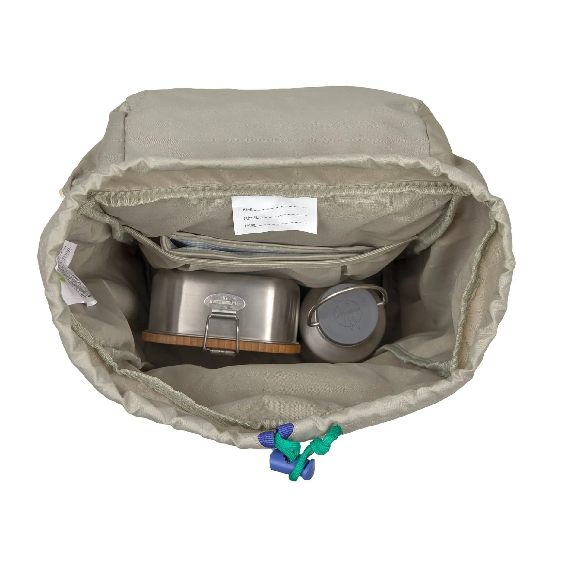 Wanderrucksack Kinder 14 L - Happy Trails, Frosch