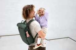 Wickelrucksack - Outdoor Rolltop Backpack, Dunkelgrün
