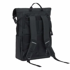 Wickelrucksack - Outdoor Rolltop Backpack, Schwarz