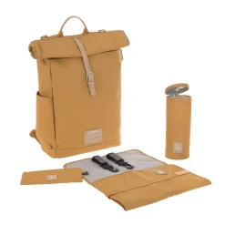 Wickelrucksack - Rolltop Backpack, Curry