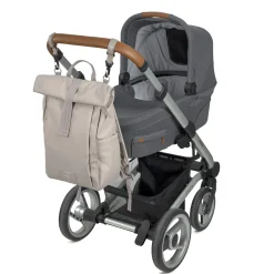 Wickelrucksack - Rolltop Up Backpack, Taupe