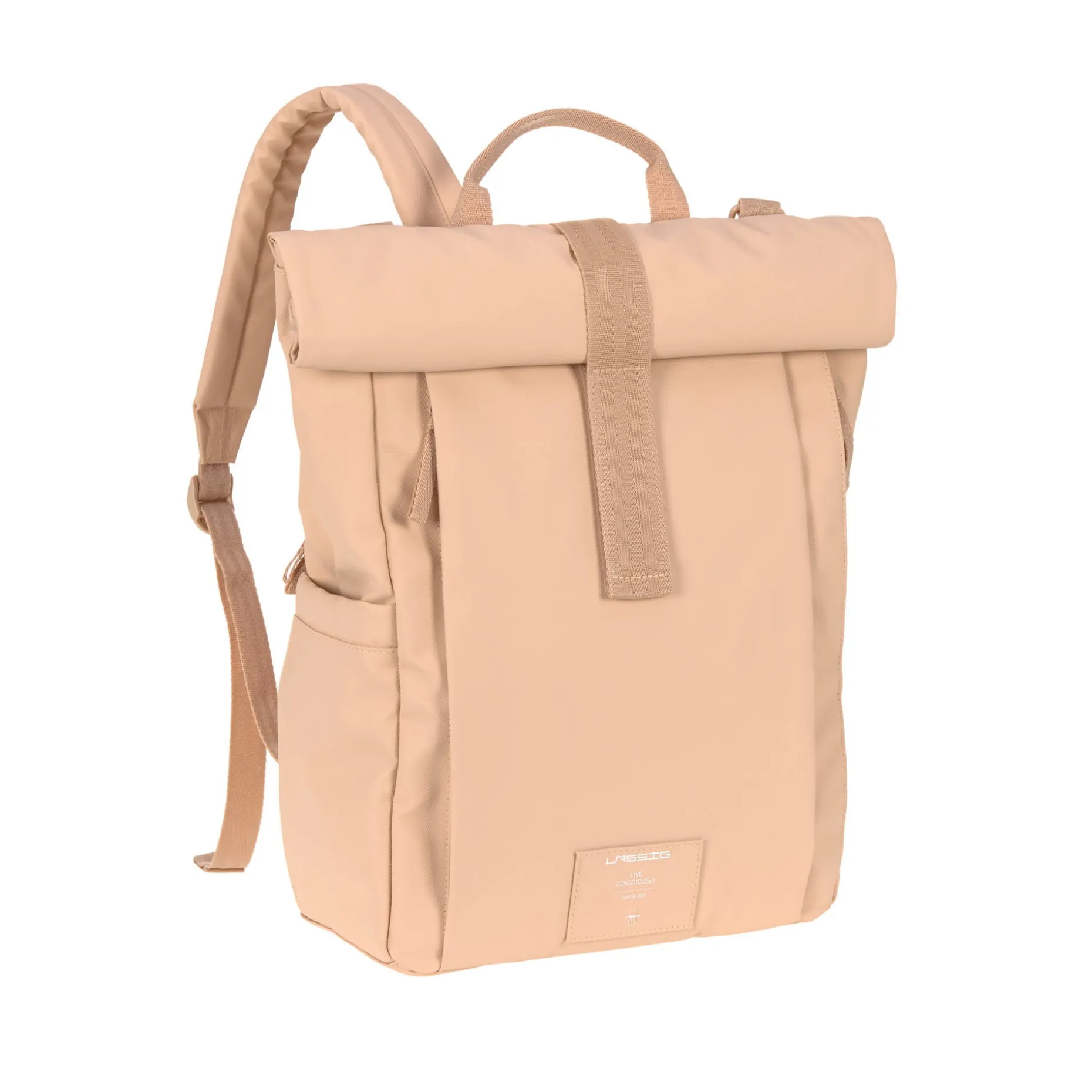 Wickelrucksack - Rolltop Up Backpack, Rosa