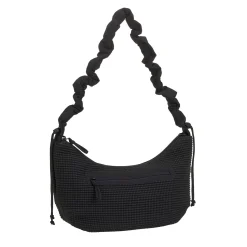Wickeltasche Crossbody gesteppt - Lunua Bum Bag, Schwarz