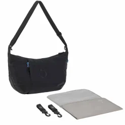 Wickeltasche Crossbody - Lunua Bum Bag, Schwarz