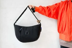 Wickeltasche Crossbody - Lunua Bum Bag, Schwarz