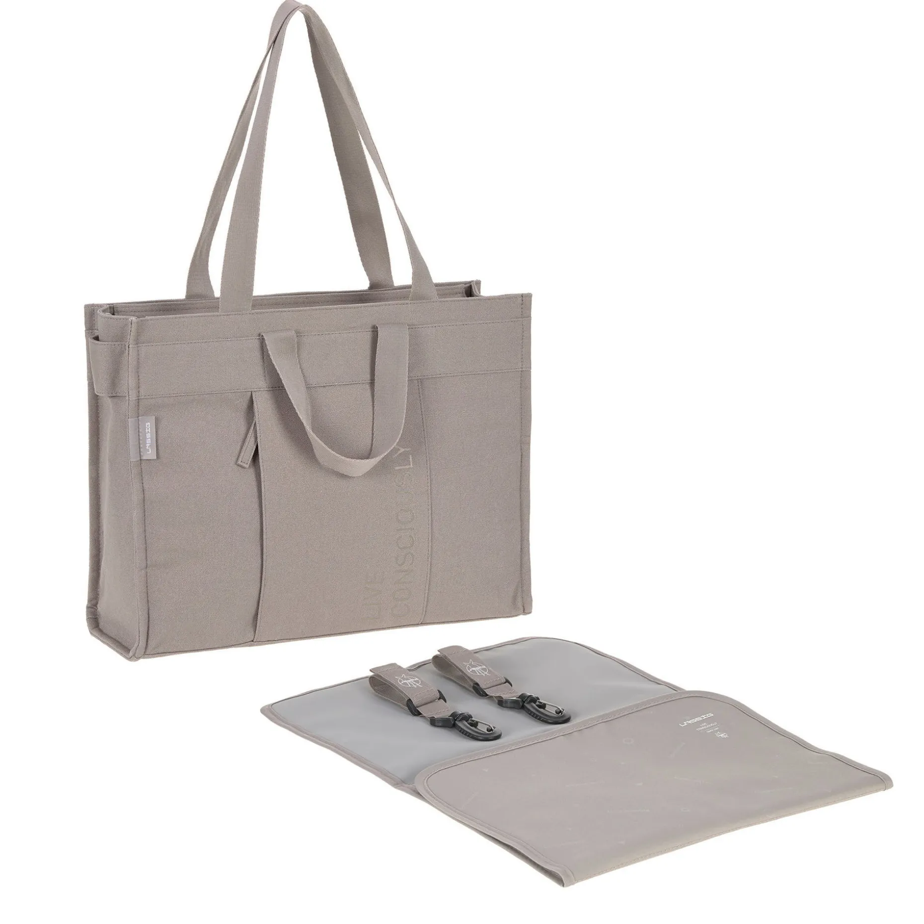 Wickeltasche - Tote Up Bag, Taupe