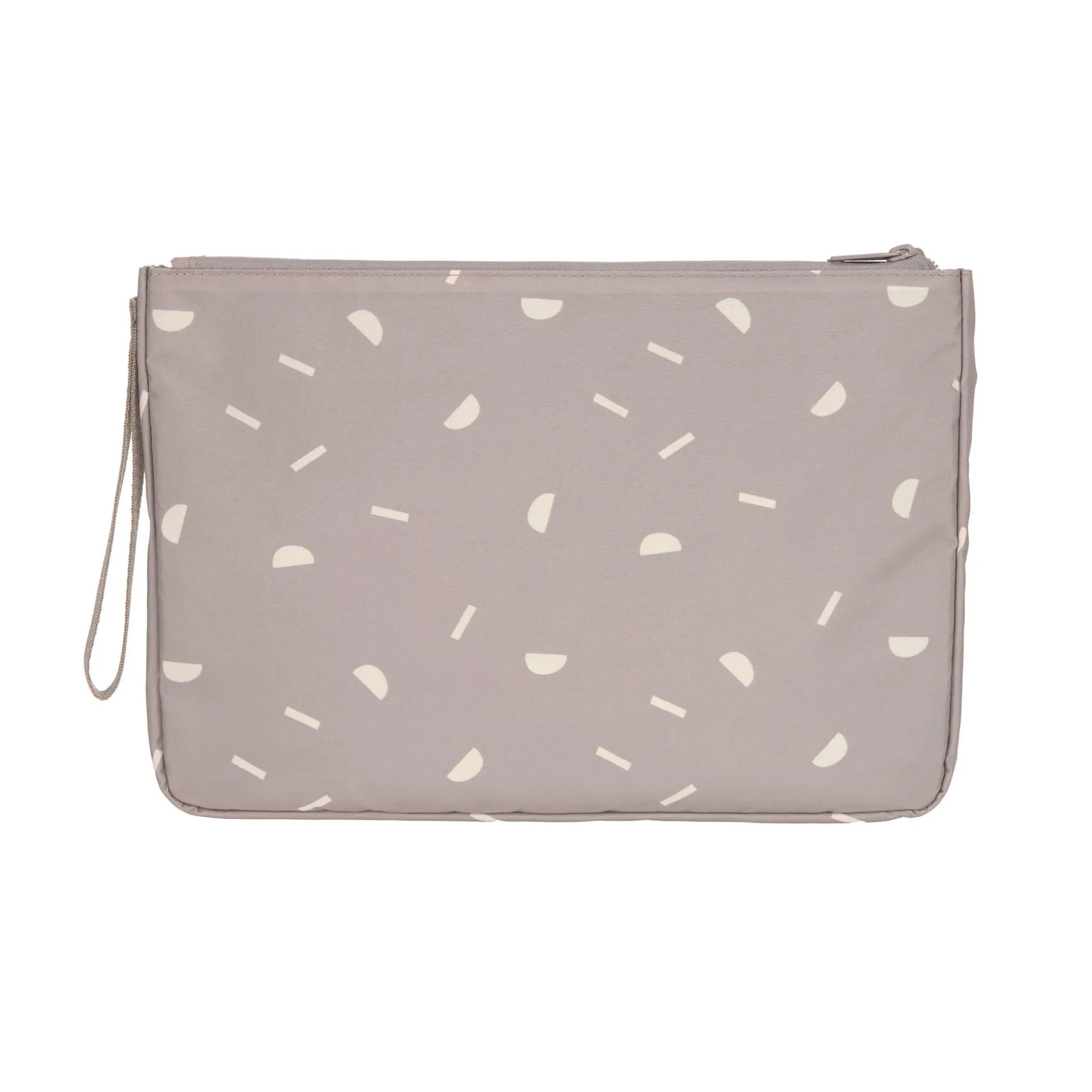 Windeltasche - Clutch, Blocks Taupe, Grau