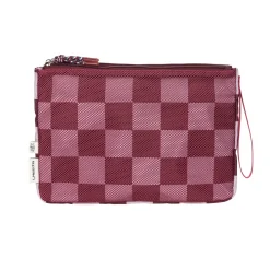 Windeltasche - Clutch, Tiefrot Lavendel