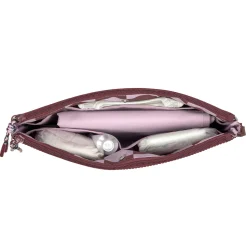 Windeltasche - Clutch, Tiefrot Lavendel