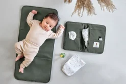 Windeltasche - kleine Wickeltasche, Olive